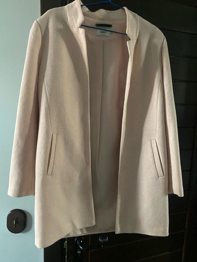 Chaqueta , Blazer mujer , rosa pálido
