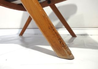 Poltrona  vintage Dal Vera anni 50 corallo