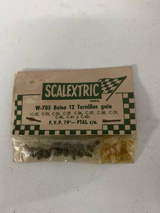 SCALEXTRIC BOLSA TORNILLOS GUIA
