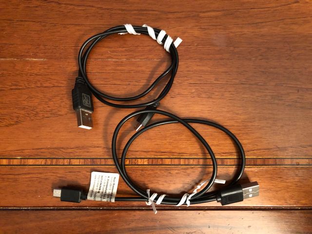 Lotto di 8 cavi da USB-A a micro-USB