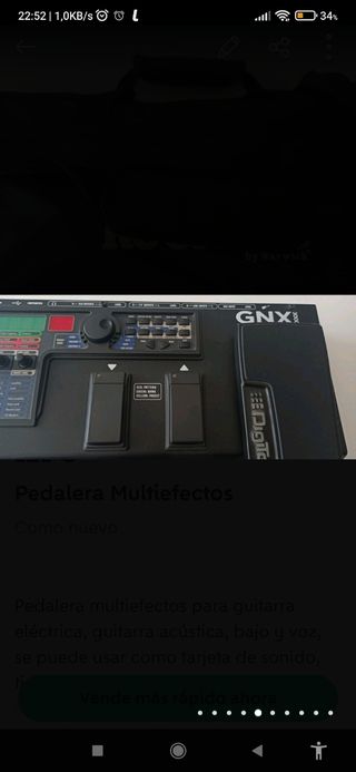 Pedalera multiefectos guitarra gnx 3000 digitech
