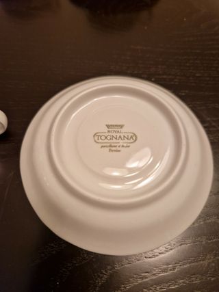 Servizio 6 tazzine con piattino Royal Tognana  
