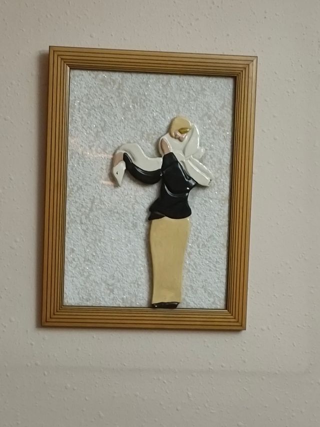 Cuadro de cerámica de colección hecho a mano