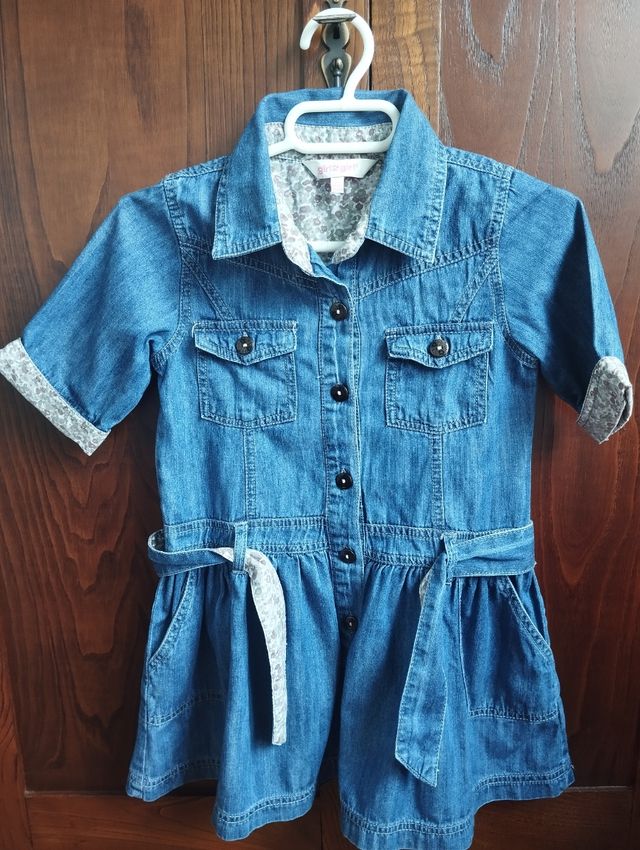 Vestido vaquero niña
