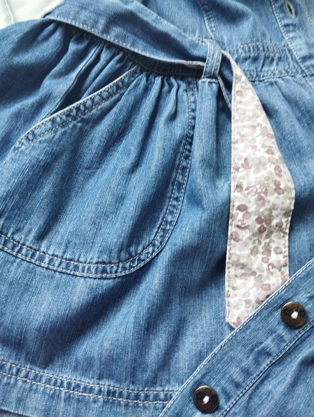 Vestido vaquero niña