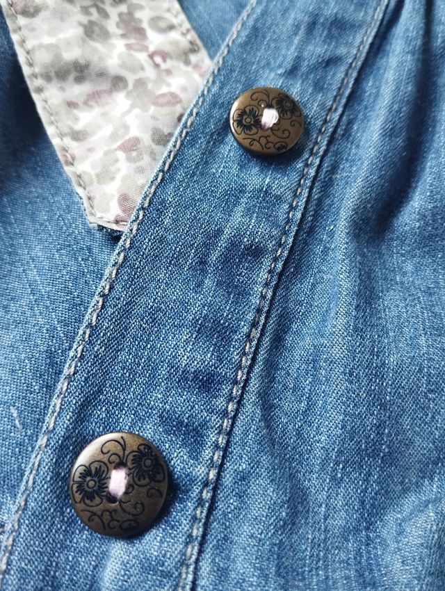 Vestido vaquero niña