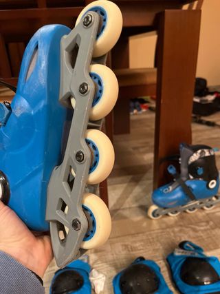 Patines niña/o,  34-36, bolsa/protecciones