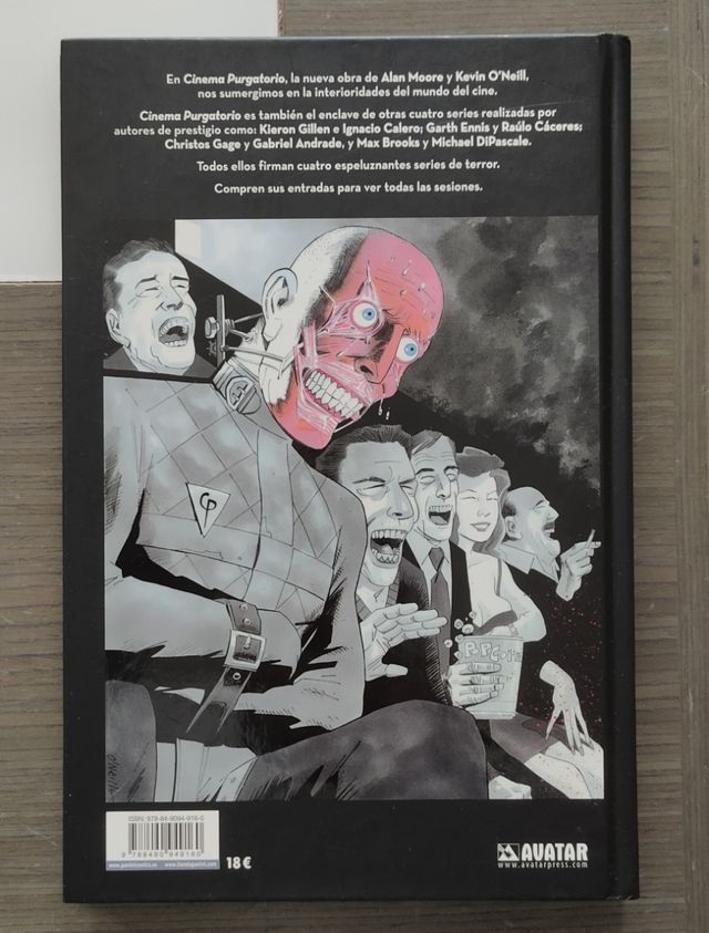 Cómic Cinema Purgatorio. Alan Moore