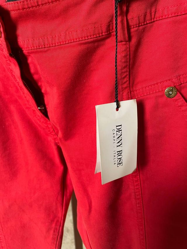 Denny Rose Pantalone Donna Rosso L