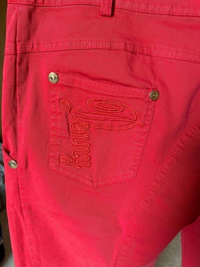 Denny Rose Pantalone Donna Rosso L
