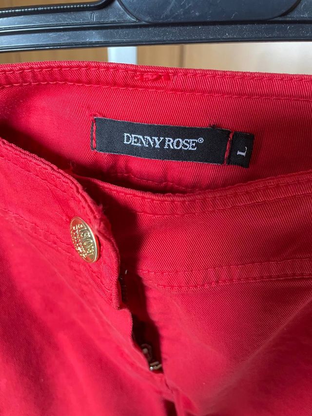 Denny Rose Pantalone Donna Rosso L