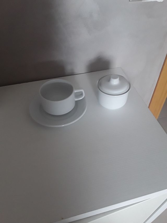 Tazza e zuccheriera