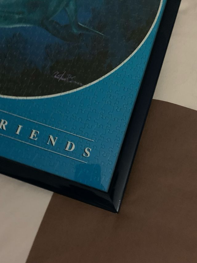 Quadro con puzzle con delfini