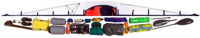 Kayaks plegables en forma de maleta, EEUU