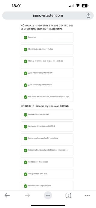 Máster inmobiliario - Curso libertad financiera