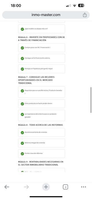 Máster inmobiliario - Curso libertad financiera