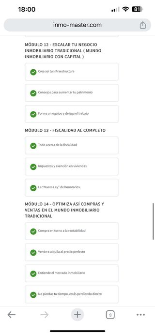 Máster inmobiliario - Curso libertad financiera
