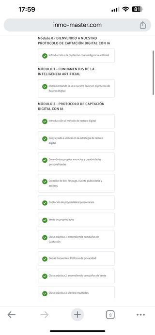 Máster inmobiliario - Curso libertad financiera