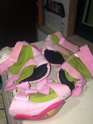 Pattini Oxelo 26/28 rosa