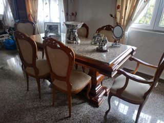 Mesa salón y 6 sillas
