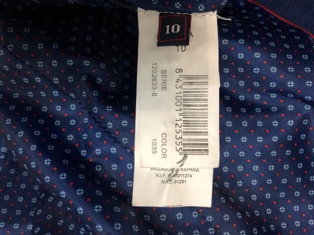 Chaqueta de vestir niño ideal comunion.