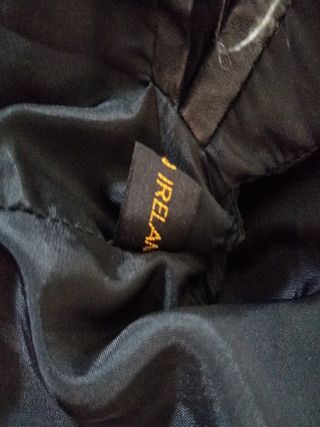 Giacca pelle nero vintage 1970s (size Small)