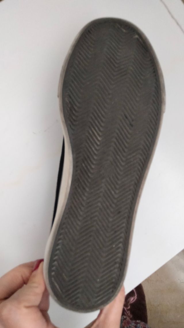 Zapatillas lona. N° 39. Unisex