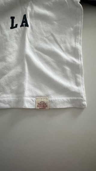 Camiseta corta blanca Pull and Bear S