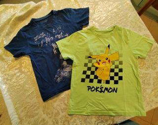 2  t-shirt bambino 5/6 anni