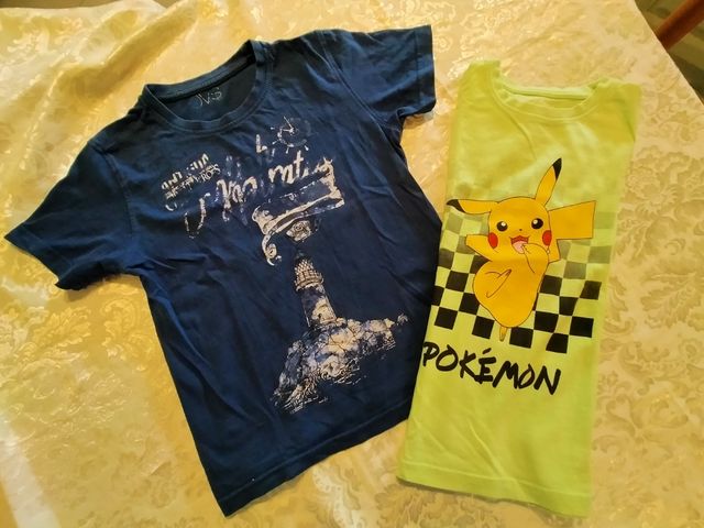 2  t-shirt bambino 5/6 anni