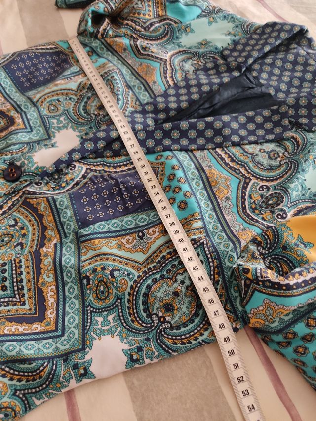 Blazer estampada mujer