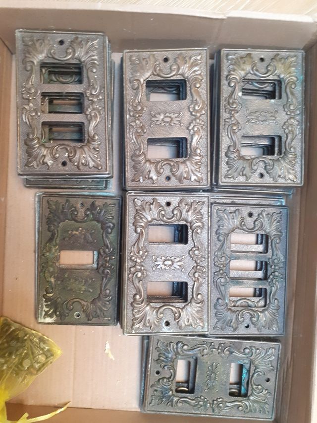 Placche ottone vintage