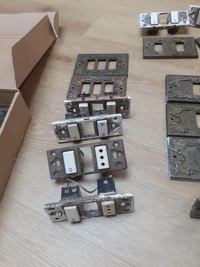 Placche ottone vintage