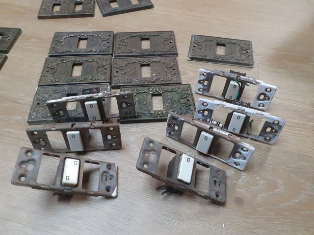 Placche ottone vintage