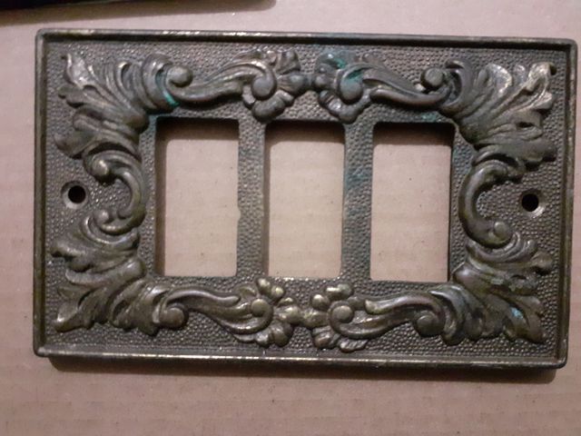 Placche ottone vintage