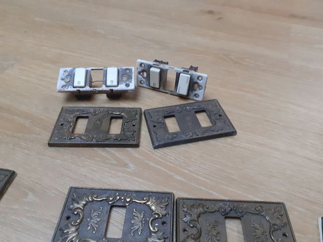 Placche ottone vintage