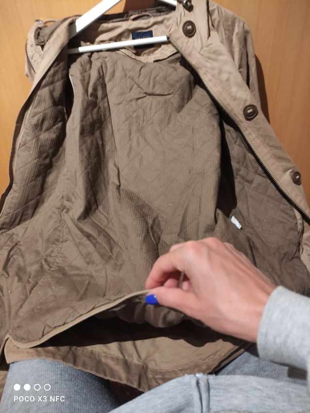 Parka con capucha mujer