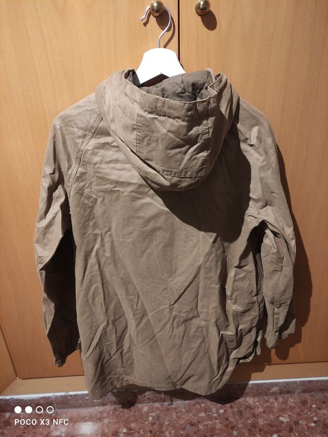 Parka con capucha mujer