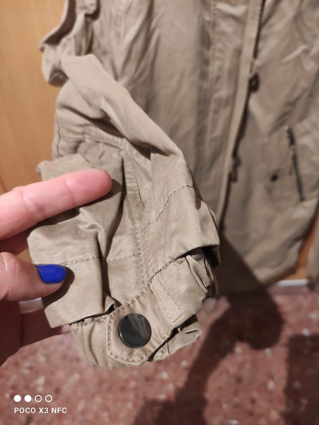 Parka con capucha mujer