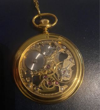 RELOJ DE BOLSILLO DELMA SWISS 17 JOYAS