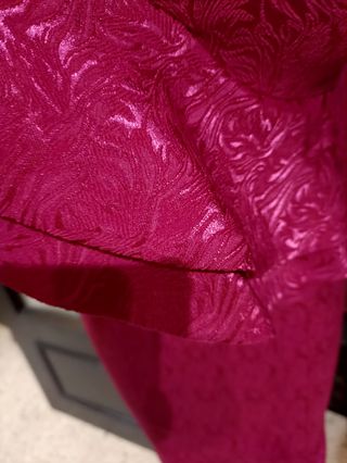 Vestido fiesta invitada boda rosa fucsia T.44