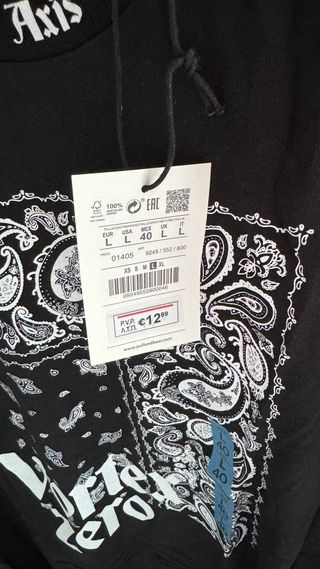 Camiseta negra nueva Pull and Bear L