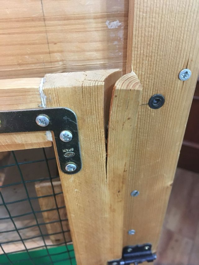 Jaula voladera madera