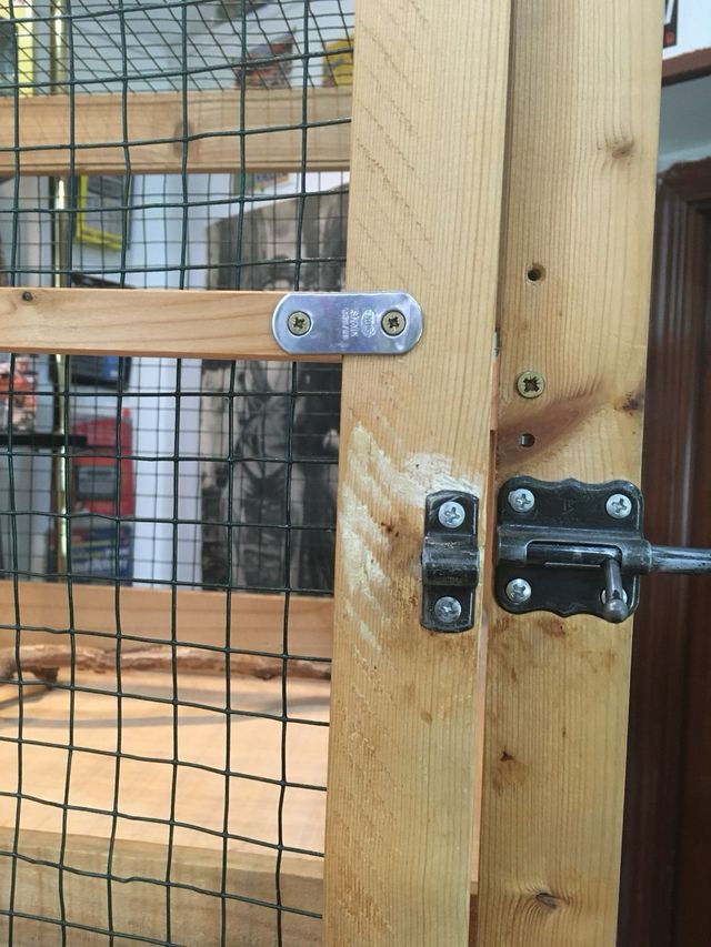 Jaula voladera madera