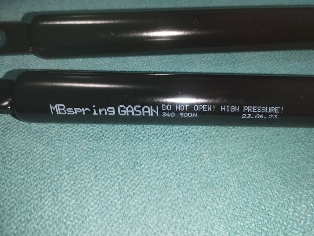 Resortes - amortiguadores de canapés abatibles