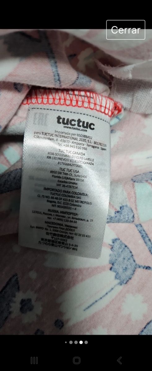 Original vestido niña de 10 años de Tuc Tuc