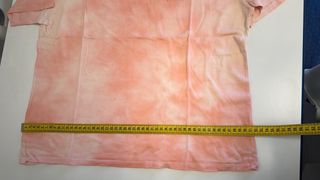 Camiseta, tye die Pull and Bear naranja