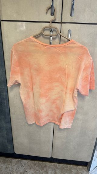 Camiseta, tye die Pull and Bear naranja