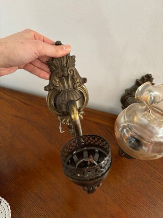 Lampadari vintage da parete