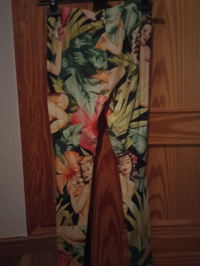 Leggins estampado estilo"Hula-Hawaii"